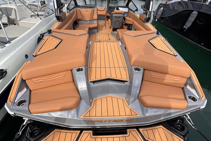 Private boat in Marbella with drinks and water sports