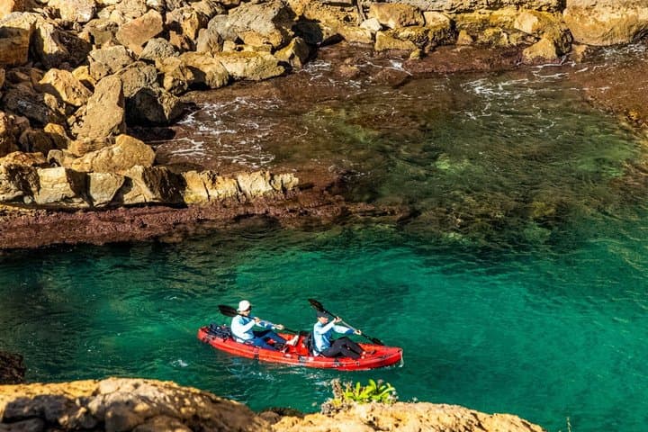 Kayak guided tour from Moraira