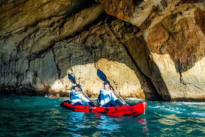 Kayak guided tour from Moraira