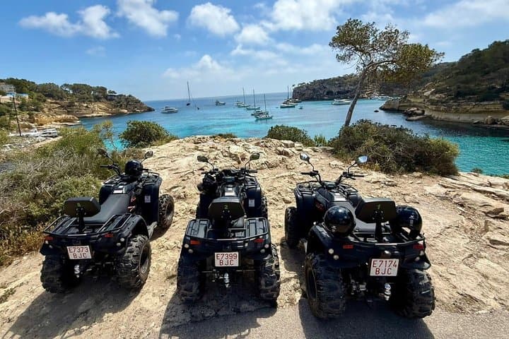 Mallorca : Quad tour in Magaluf along coves, roads and cliffs