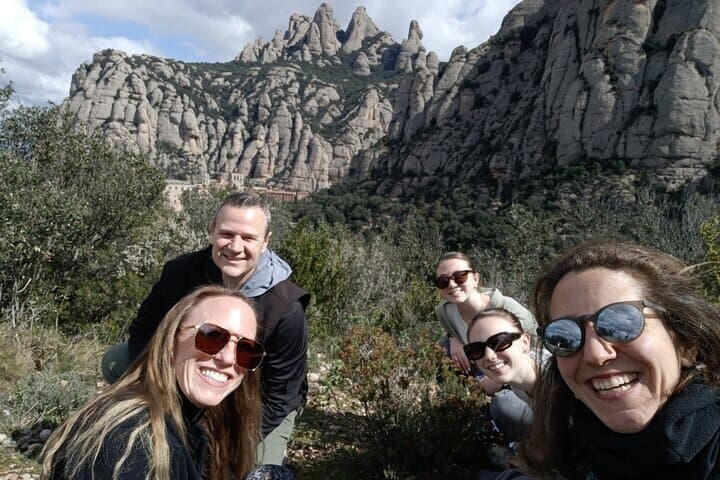 Beyond Montserrat monastery, with cable car & top railway