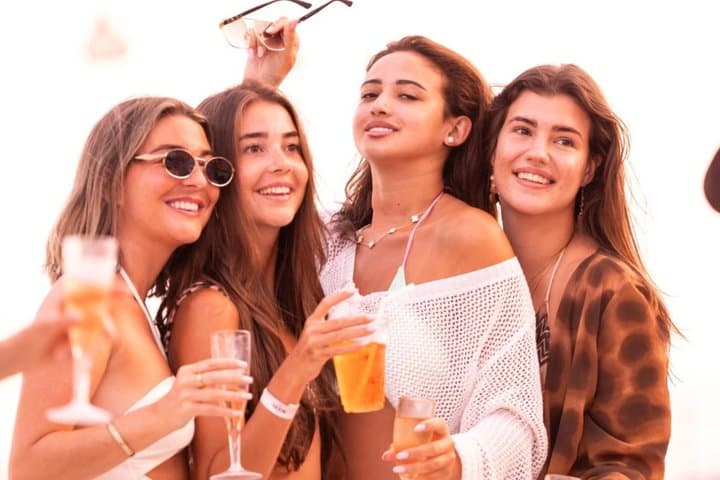 Ibiza: Sunset Boat Party, Club Entry & O Beach (2-Day Pass)