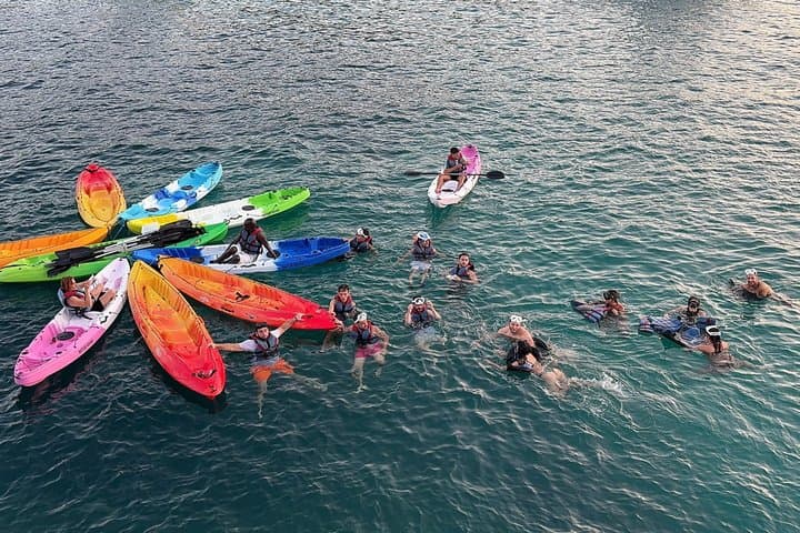 Kayaking and snorkeling in the Mondragó Natural Park in Mallorca