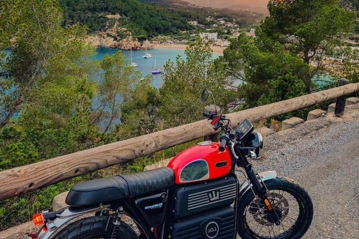 Ibiza Premium Electric Motorcycle Tour with Scenic Roads & Lunch
