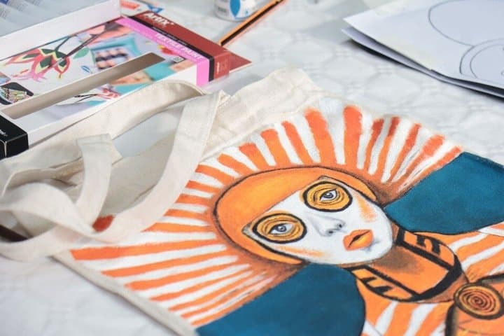 Alicante Design Your Own Tote Bag Art Workshop