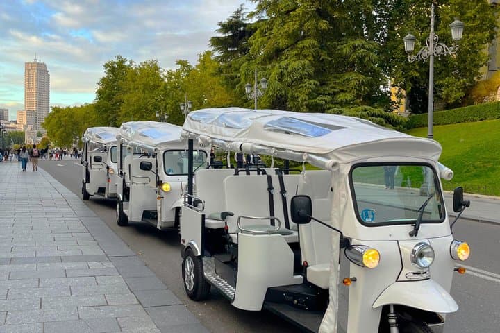 Explore all of Madrid in Record Time: Tour in Electric Tuk Tuk
