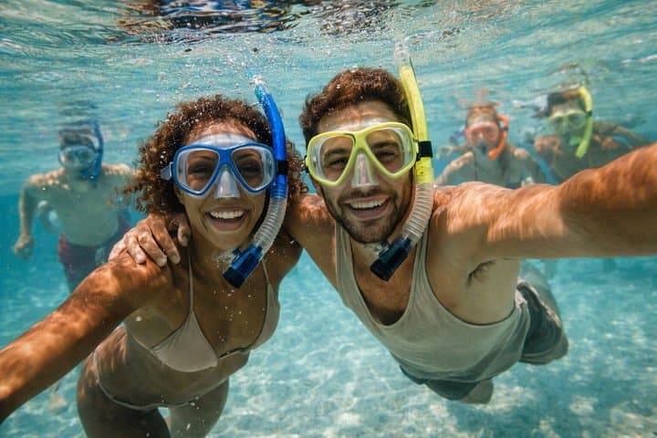 Experiencia Calas de Ibiza: Snorkel & Paddle Surf ,Traslado, Guía
