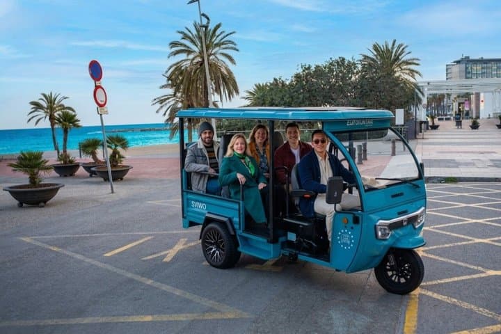 TukTuk tour of Barcelona, the mountains and the beach