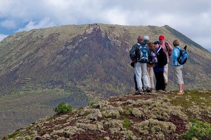 Hiking trail to the Crown Volcano and the Famara Rocks