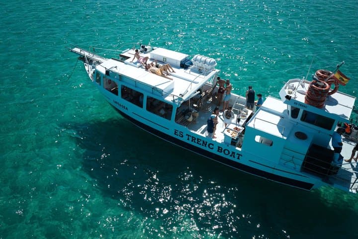 Es Trenc Boat Tour 4h departure from Colonia Sant Jordi