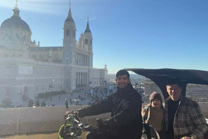 Rickshaw Tour of Madrid History and Local Charm