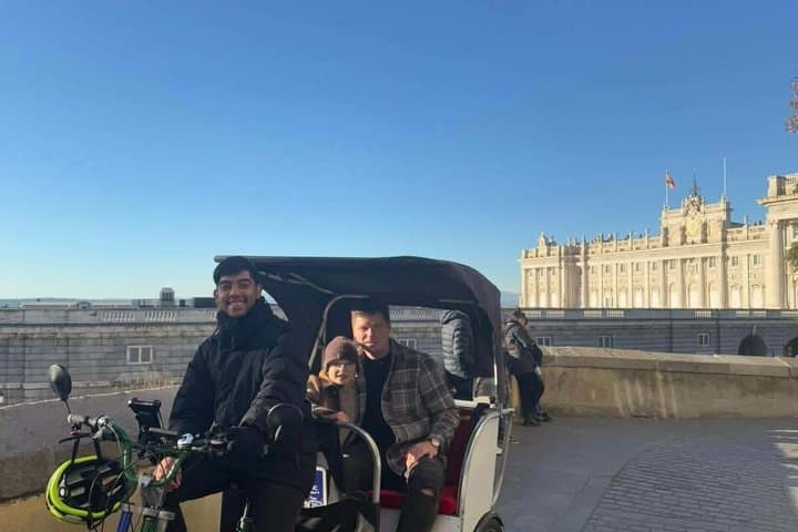 Rickshaw Tour of Madrid History and Local Charm
