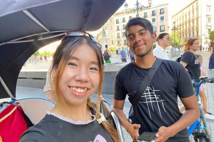 Rickshaw Tour of Madrid History and Local Charm