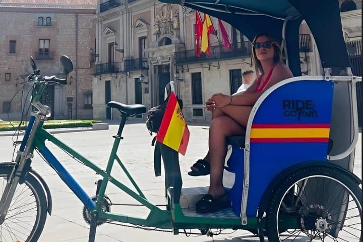 Rickshaw Tour of Madrid History and Local Charm