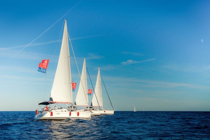 Yoga and Sailing Experience with Healthy Brunch in Barcelona