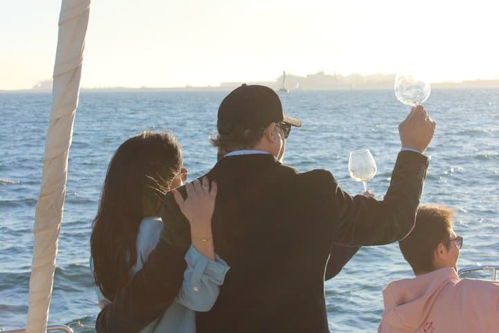 Private Sunset Catamaran Cruise in Barcelona with Drinks