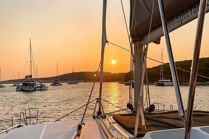 Private Sunset Catamaran Cruise in Barcelona with Drinks