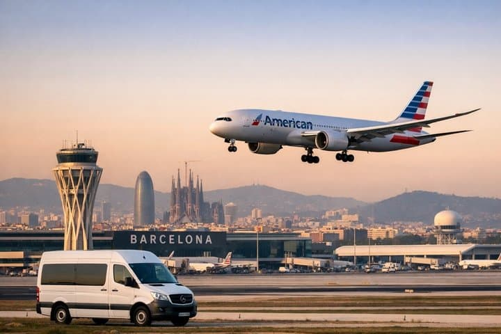 Barcelona Airport to Cruise port private transfer