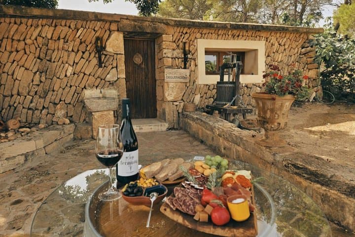 Mallorca Winery tour and tasting of 5 wines with tapas