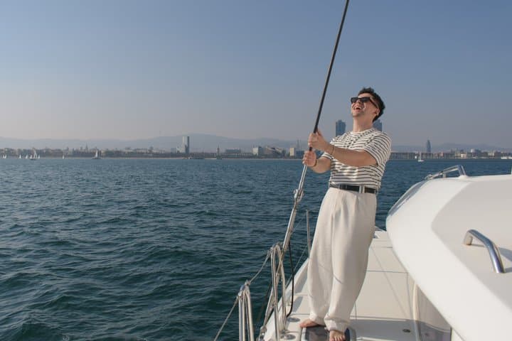 Gourmet Catamaran Experience with Paella Dinner in Barcelona