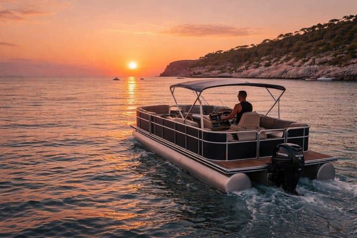 4 Hour Shared Coastal Boat Tour with Swimming Stops in Mallorca