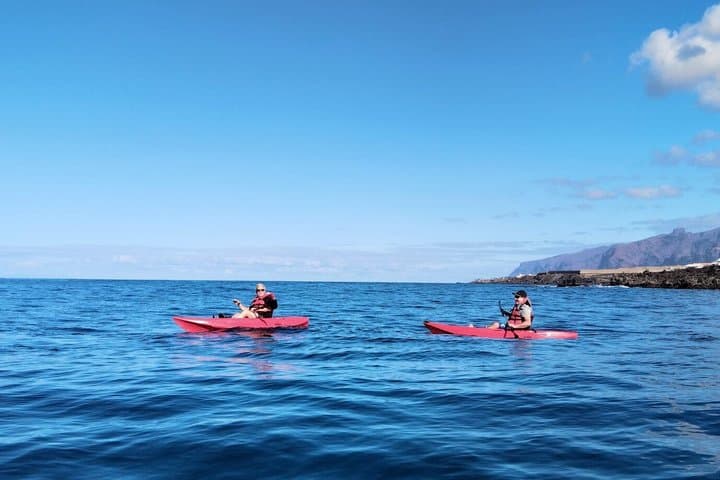 Private Kayak & Snorkel in Alcalá: single kayaks, max. 6 people