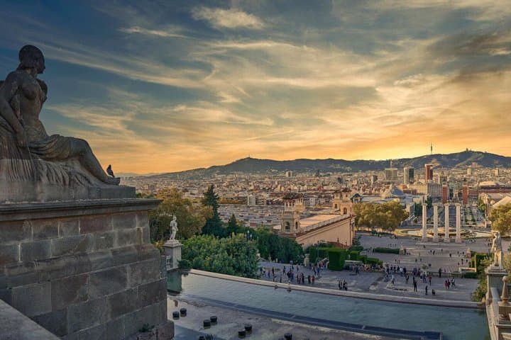 Barcelona & Montjuic in the Golden Hour