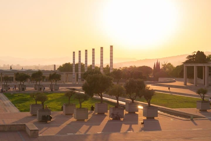 Barcelona & Montjuic in the Golden Hour