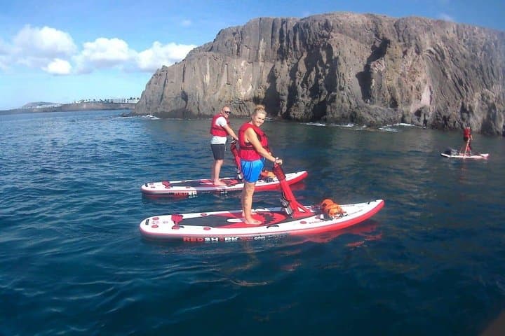 Electric Paddle Surfing in Lanzarote