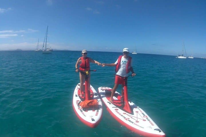 Electric Paddle Surfing in Lanzarote