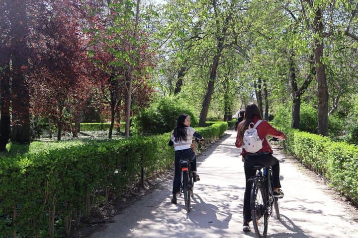E-Bike Tour of Retiro Park in Madrid with Guide