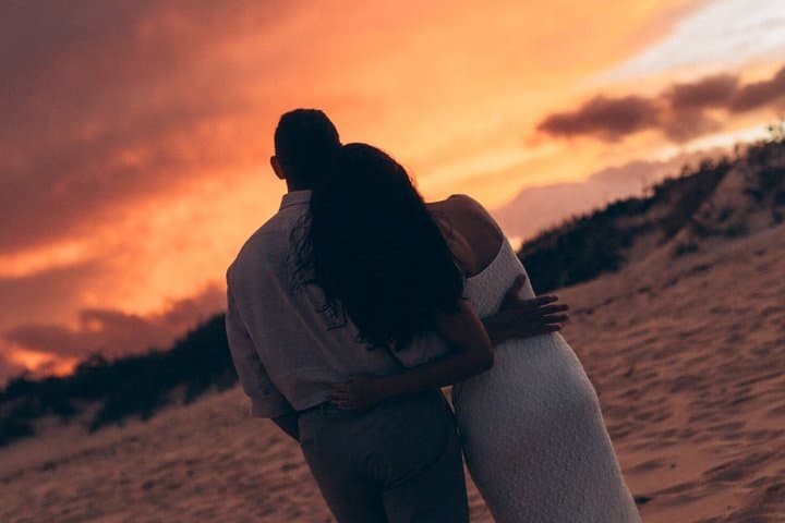 Film shoot in the Dunes