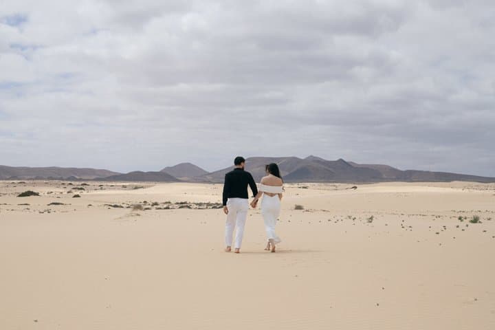 Film shoot in the Dunes