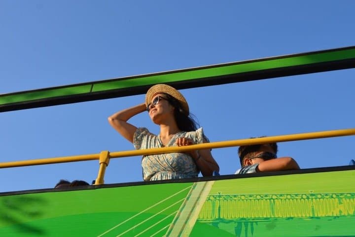 Tourist bus tour of Seville