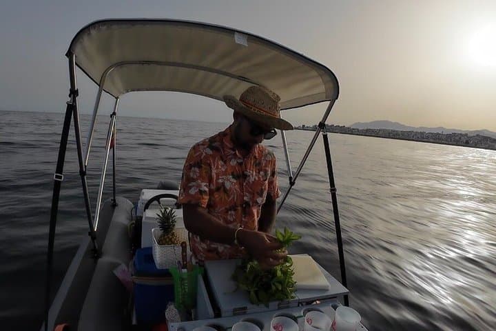 Private boat in Marbella with drinks and water sports