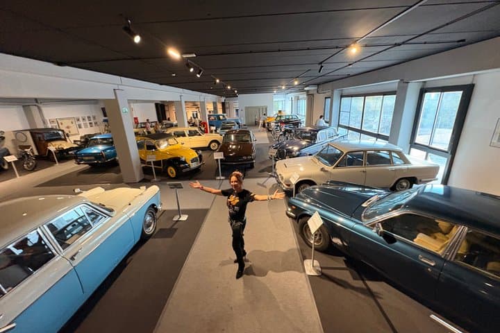 Visit the Motor Museum in a TESLA