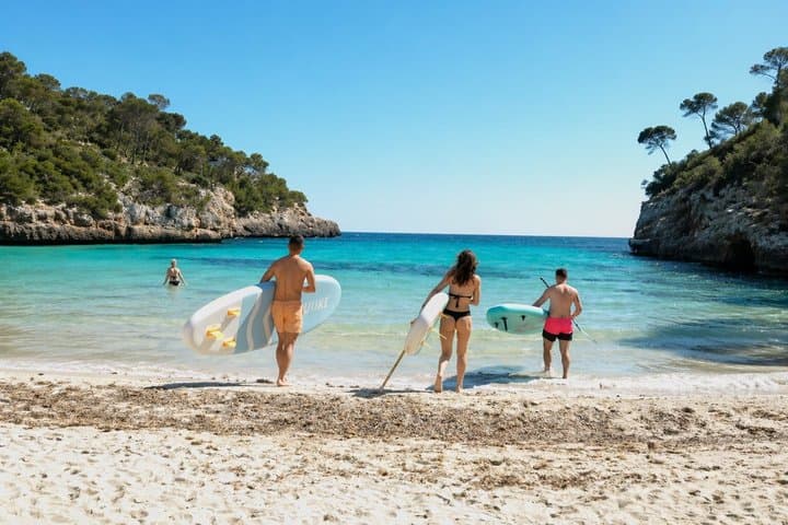 Snorkel y SUP en Caló des Moro Cala S'Almunia y Cala Santanyí