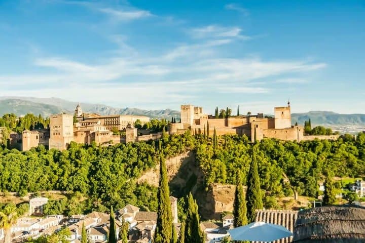 Alhambra And Nasrid Palace tickets Entry Assistance+Tourist Train