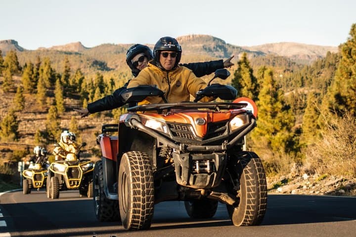 Tenerife Exclusive Sunset Quad Tour in Small Groups