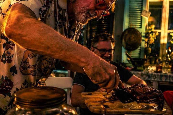 Sunset rooftop paella with local chef in palma