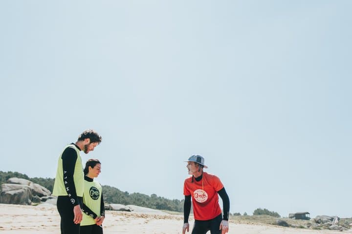 Surf lessons in Corrubedo Ribeira A Coruña NW Spain