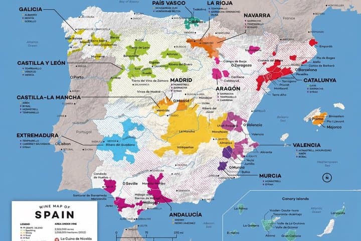 Spanish Wine Tasting and Tapas Tour