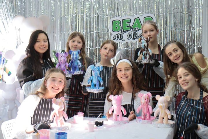 Fluid Art Workshop – Create Your Own Art Alicante Bear Art Studio