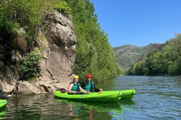 Kayaking on the river Bidassoa - Basque Country
