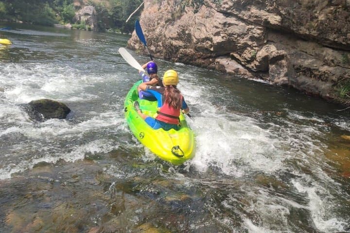 Kayaking on the river Bidassoa - Basque Country