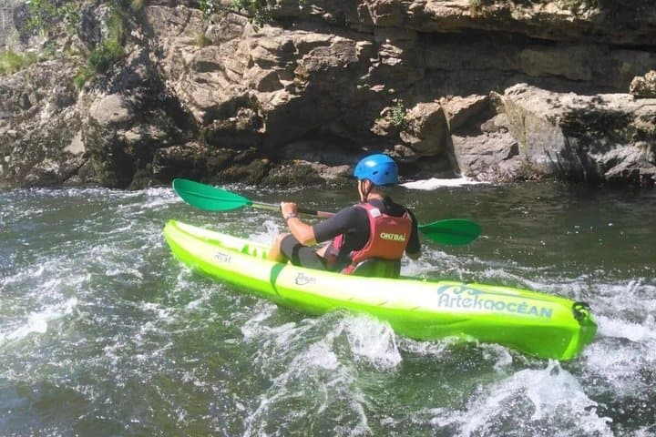 Kayaking on the river Bidassoa - Basque Country