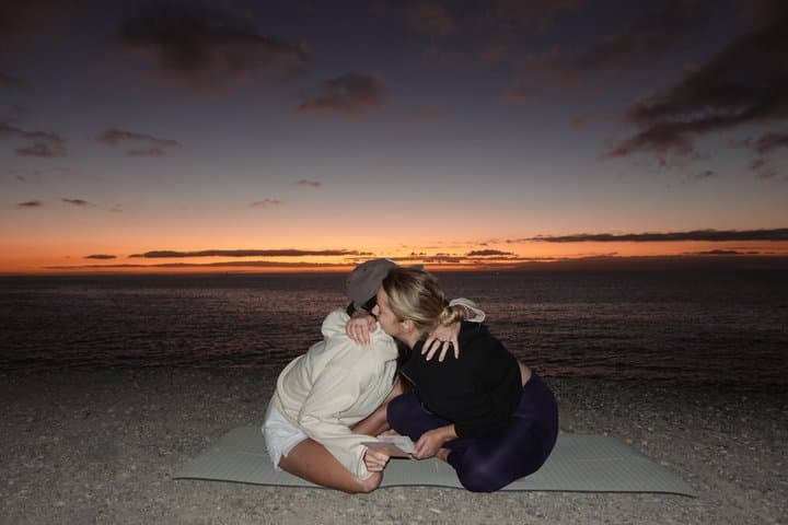 Women-only Sunset Yoga by the Ocean in Tenerife