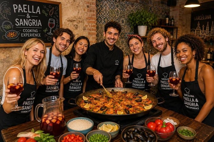 Barcelona Paella and Sangria Cooking Experience