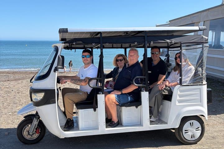 Private Electric Tuk Tuk Tour of Malaga's Coastal Gems