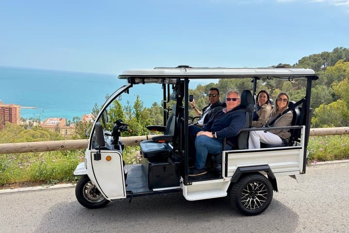 Private Electric Tuk Tuk Tour of Malaga's Coastal Gems